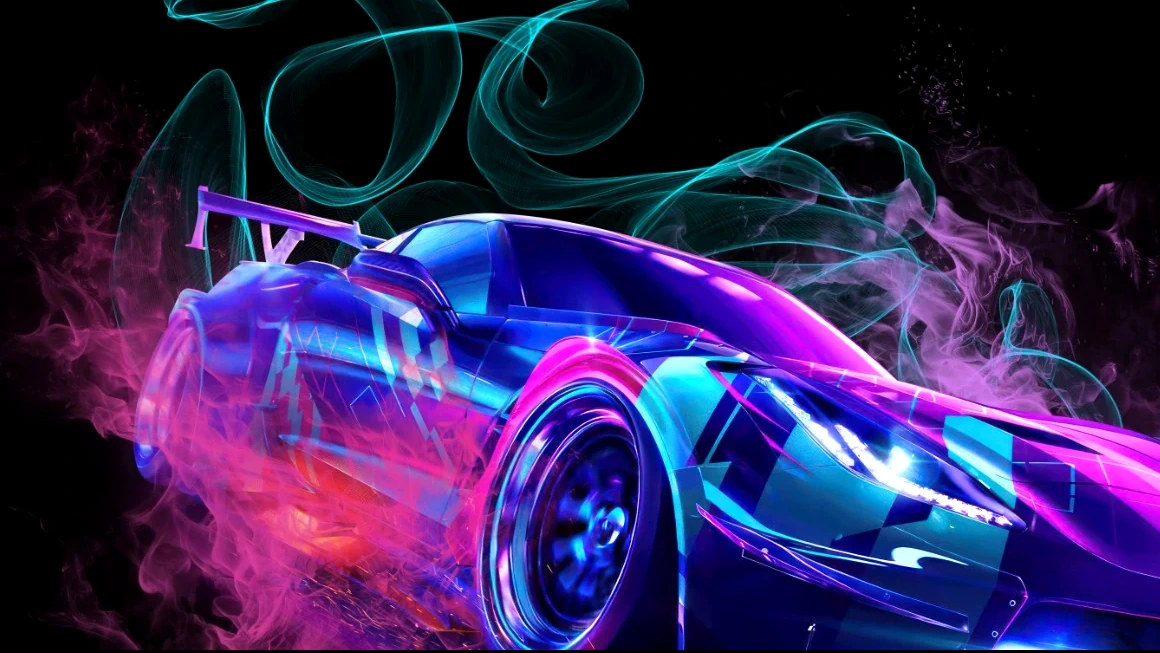 Voiture sportive futuriste PROGSYSTEM